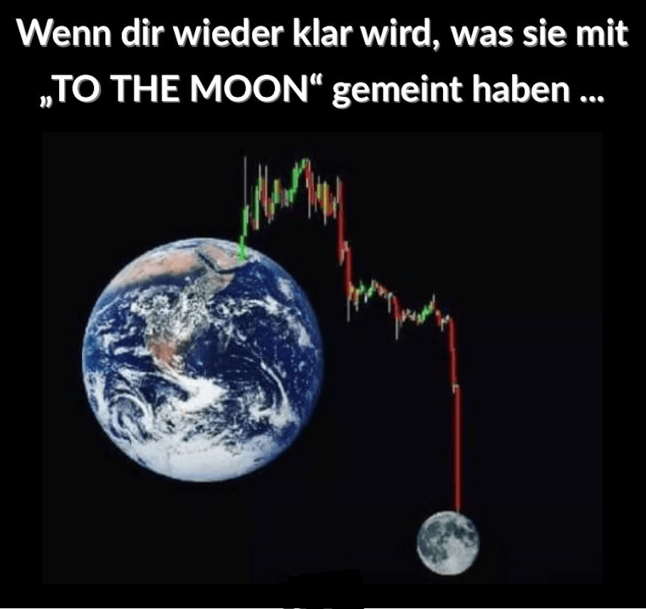 Kryptowährungen To the moon