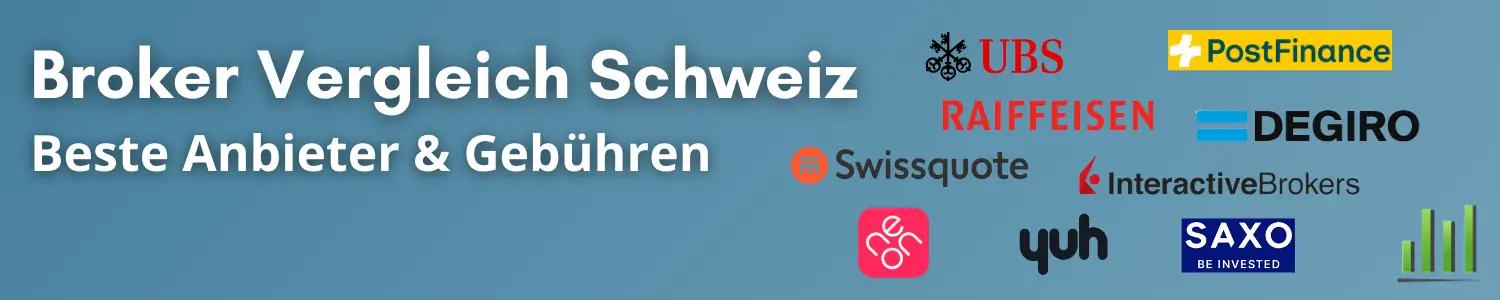 Online Broker Vergleich Schweiz - Review Gebühren und Plattformen