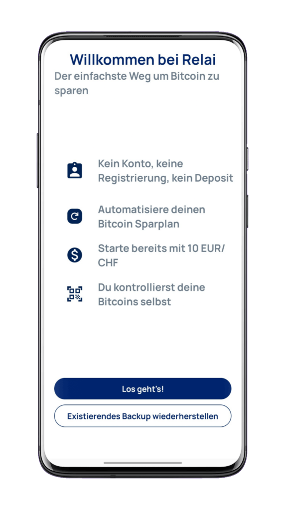 Relai App Start